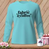 Teal long sleeve shirt with 