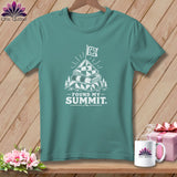 Teal t-shirt with 