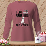 Long sleeve shirt with text 