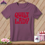 Maroon t-shirt with 