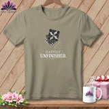 T-shirt with patchwork quilt design and 