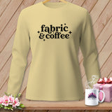 Light yellow long sleeve shirt with 