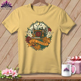 Yellow t-shirt with 