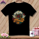 Black t-shirt with 