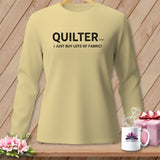 Light yellow long-sleeve shirt with 
