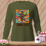 Green long-sleeve shirt with a 
