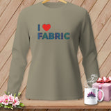 Long-sleeve taupe shirt with 
