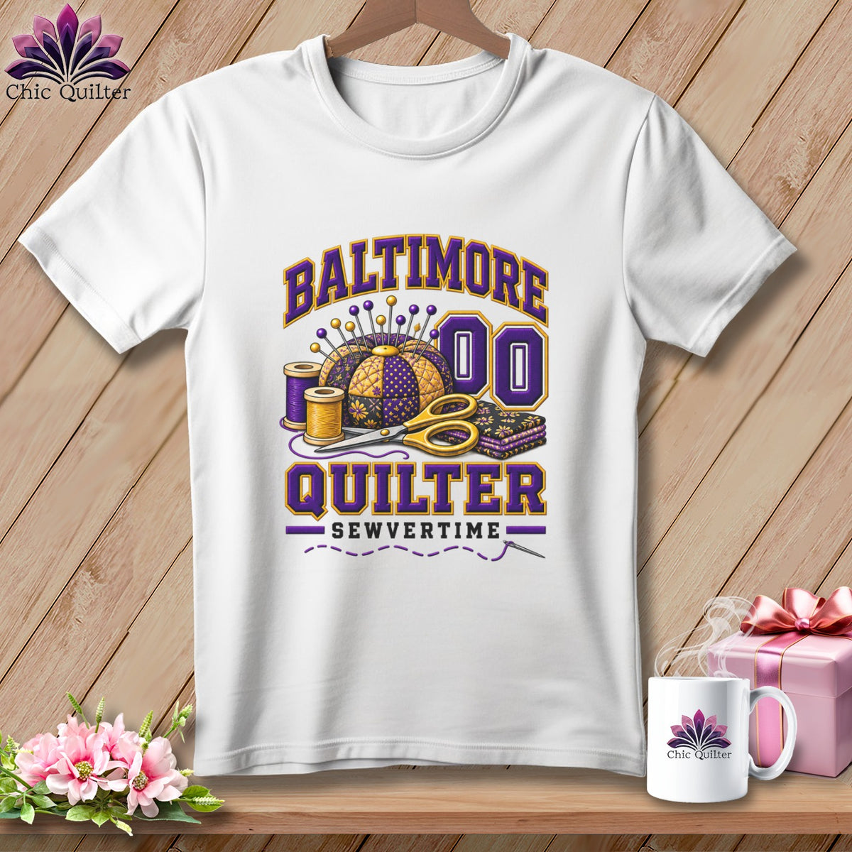 Baltimore Quilter - Sewvertime ~ Comfort Colors Premium Tee