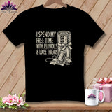 Black t-shirt with 
