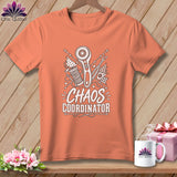 Orange t-shirt with 