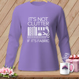 Purple long-sleeve shirt with 