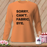 Orange long-sleeve shirt with 