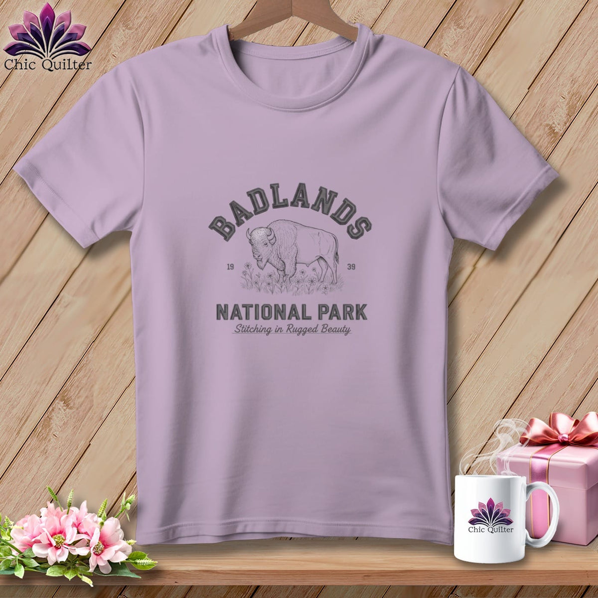 MyDesigns Physical Item S / Orchid Badlands National Park, Stitchin In Beauty ~ Premium Tee
