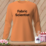 Orange long-sleeve shirt with 