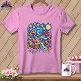 Pink t-shirt with 