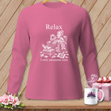 Pink sweatshirt with 