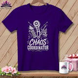 Purple t-shirt with 