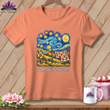 Peach t-shirt with 