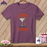 Purple t-shirt with 