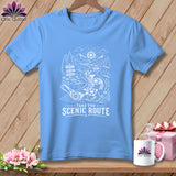 Light blue t-shirt with 