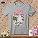 MyDesigns Physical Item S / Athletic Heather White Sands National Park, Stitchin in ~ Relaxed Fit Tee
