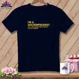 Navy t-shirt with 