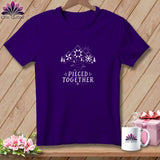 Purple t-shirt with 