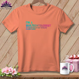Orange t-shirt with 