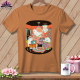 Ghosts sewing and sewing on a 