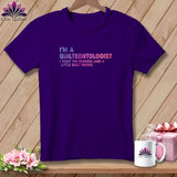 Purple t-shirt with 