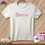 White t-shirt with 