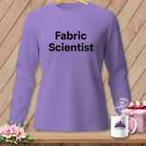 Purple long-sleeve shirt with 