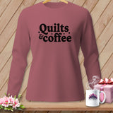 Rose-colored long-sleeve shirt with 