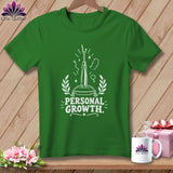 Green t-shirt with white 