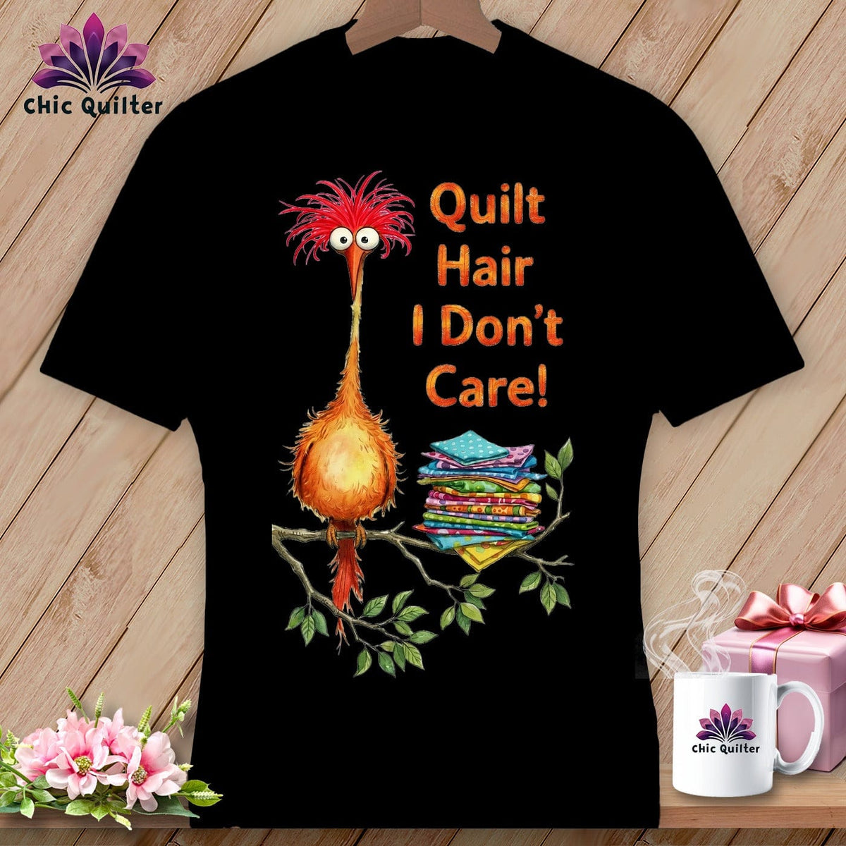 PODpartner Black / S Quilt Hair Don’t Care ~ Noodle Beakman ~ Oversized Tee