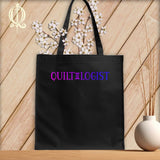 MyDesigns Black Tote/Rainbow Print / 15
