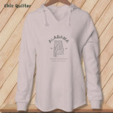 Apliiq hoodies Blush / xs Alabama, Stitchin In Beauty ~ Hooded Sweatshirt