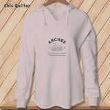 Apliiq hoodies Blush / xs Arches National Park Kit Fox, Stitchin In Beauty ~ Hooded Sweatshirt