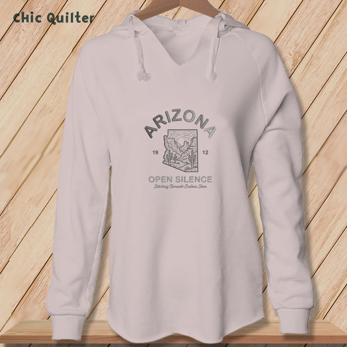 Apliiq hoodies Blush / xs Arizona, Stitchin In Beauty ~ Hooded Sweatshirt