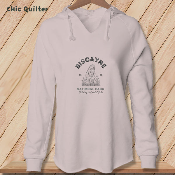 Apliiq hoodies Blush / xs Biscayne National Park, Stitchin In Beauty ~ Hooded Sweatshirt