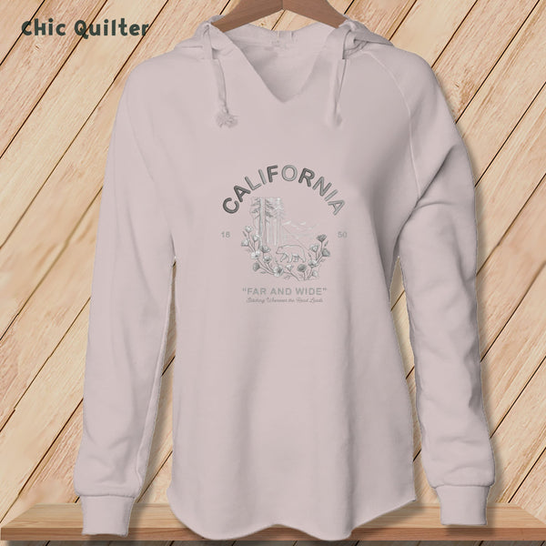 Apliiq hoodies Blush / xs California, Stitchin In Beauty ~ Hooded Sweatshirt