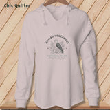 Apliiq hoodies Blush / xs Hawaiʻi Volcanoes National Park, Stitchin In Beauty ~ Hooded Sweatshirt