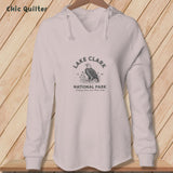 Apliiq hoodies Blush / xs Lake Clark National Park, Stitchin In Beauty ~ Hooded Sweatshirt