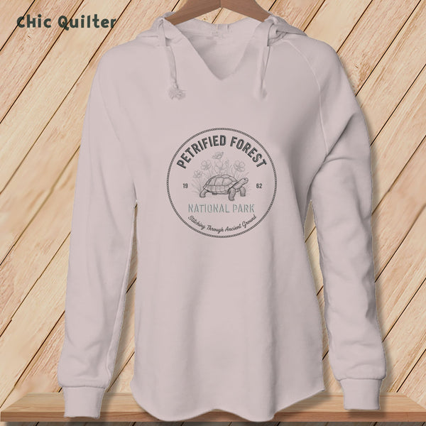Apliiq hoodies Blush / xs Petrified Forest National Park, Stitchin In Beauty ~ Hooded Sweatshirt
