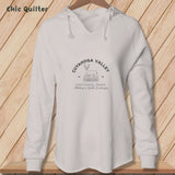 Apliiq hoodies Bone / xs Cuyahoga Valley National Park, Stitchin In Beauty ~ Hooded Sweatshirt