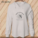 Apliiq hoodies Bone / xs Hawaiʻi Volcanoes National Park, Stitchin In Beauty ~ Hooded Sweatshirt