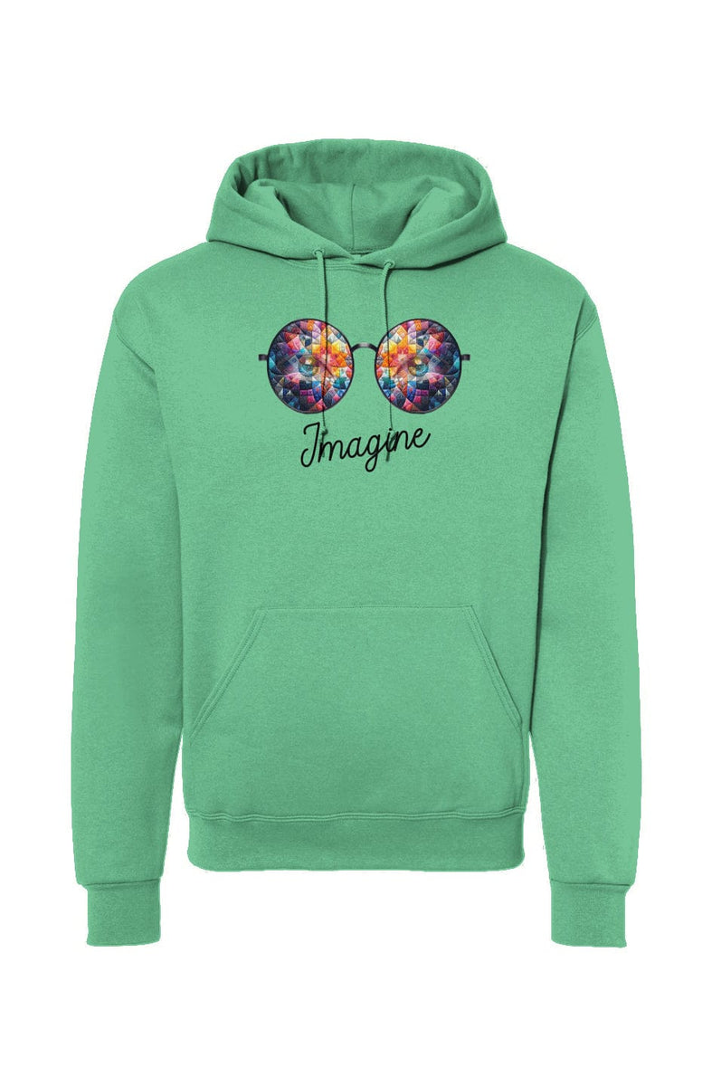 Apliiq hoodies LImited Edition - Imagine Hoodie Mutli-Color Quilt Reflection - Cool Mint