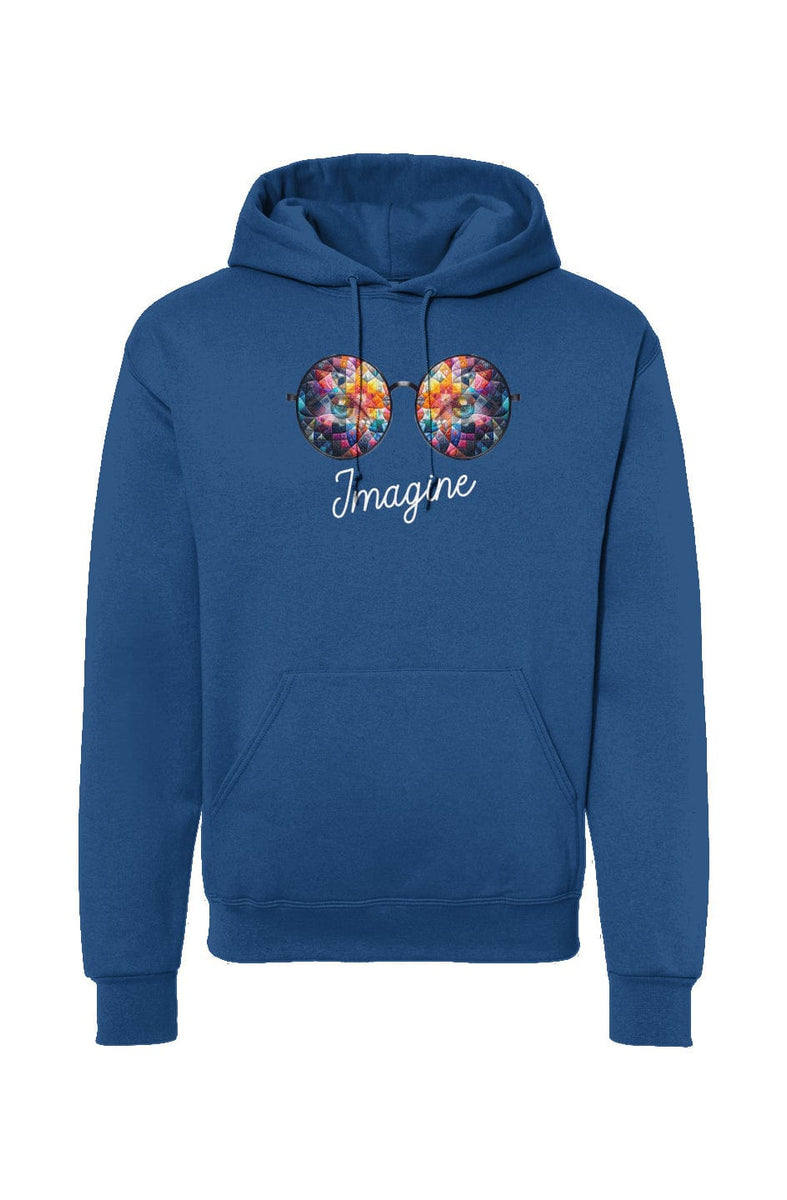 Apliiq hoodies LImited Edition - Imagine Hoodie Mutli-Color Quilt Reflection - Royal