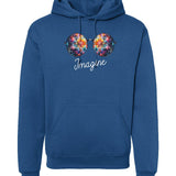 Apliiq hoodies LImited Edition - Imagine Hoodie Mutli-Color Quilt Reflection - Royal