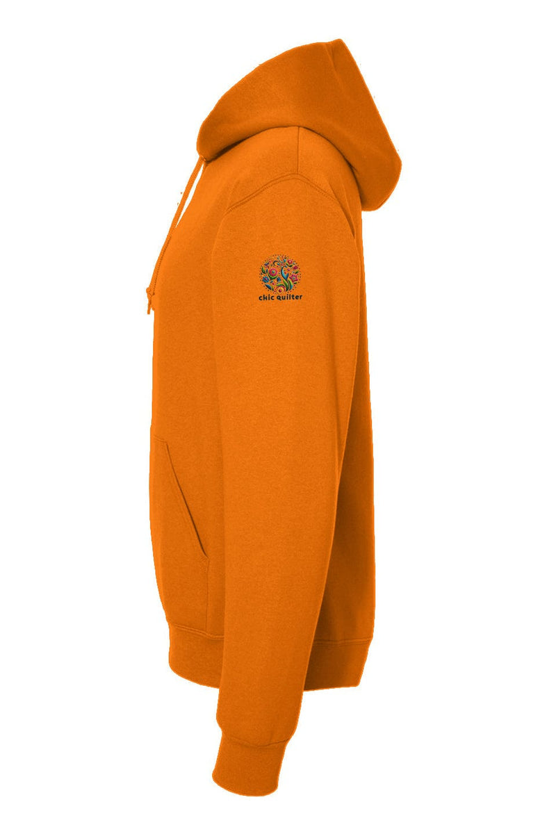 Apliiq hoodies LImited Edition - Imagine Hoodie Mutli-Color Quilt Safety Orange